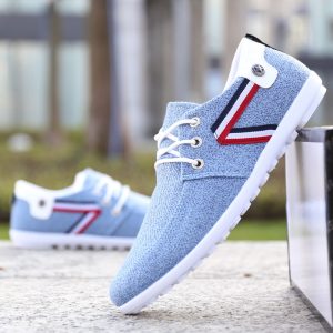 Fritidssko canvas tøysko for herre