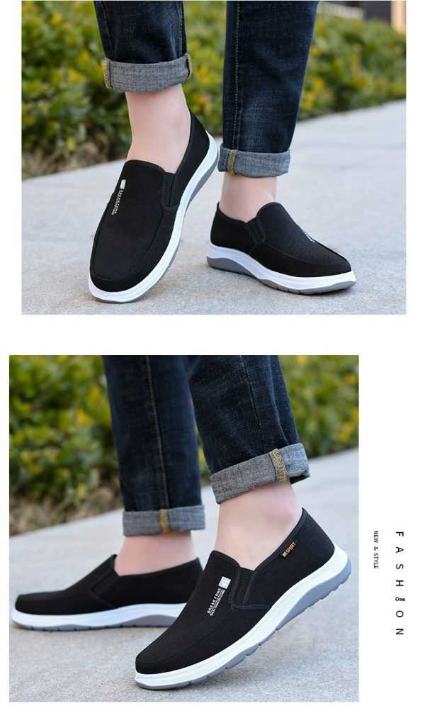 Denim fritidssko med enkel Slip-on for menn - Bilde 6