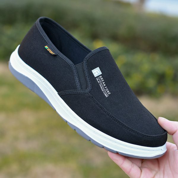 Denim fritidssko med enkel Slip-on for menn - Bilde 4