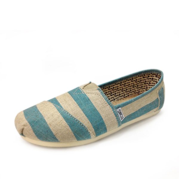 Koreanske canvas slip-on sko - Bilde 4
