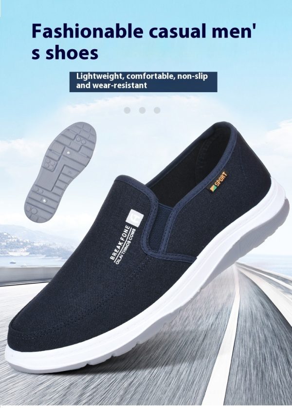 Denim fritidssko med enkel Slip-on for menn - Bilde 10