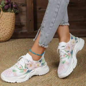 Fritids slip-on løpesko for dame