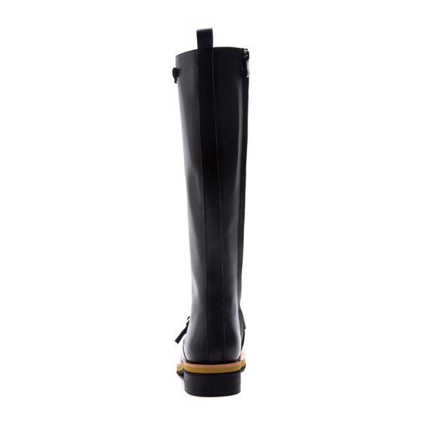 Høye Martin style skinn boots - Bilde 2