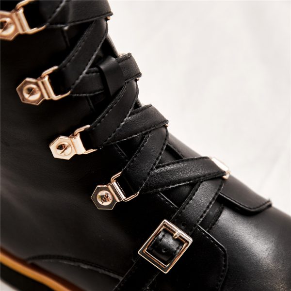 Høye Martin style skinn boots - Bilde 10