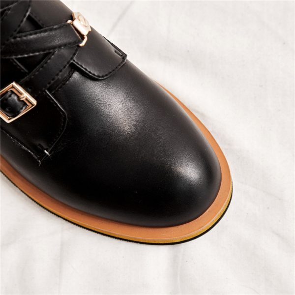 Høye Martin style skinn boots - Bilde 9