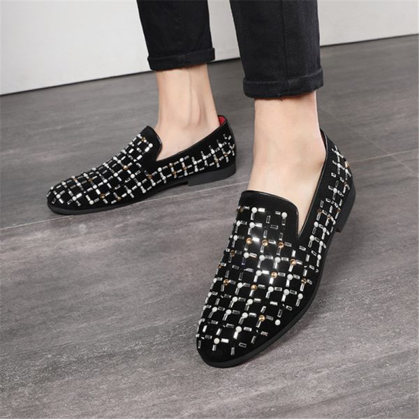 Elegant pyntet herre pumps - Bilde 3