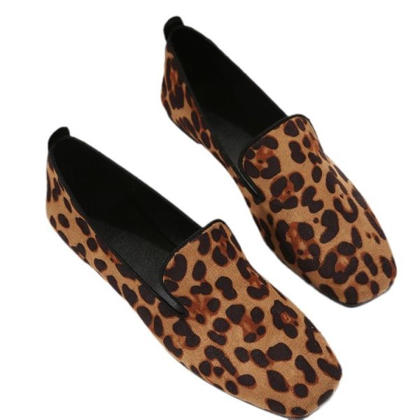 Stilige og lett pumps med leopardtrykk for kvinner - Bilde 9