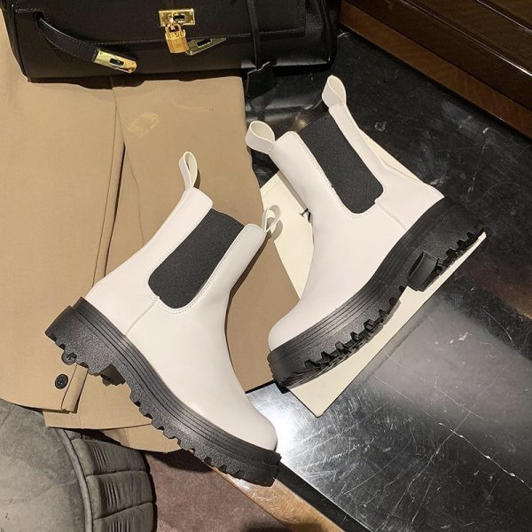 Mellomhøye Martinstyle boots - Bilde 4
