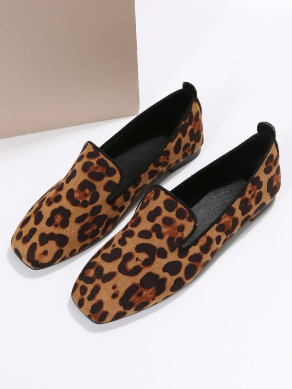 Stilige og lett pumps med leopardtrykk for kvinner - Bilde 7