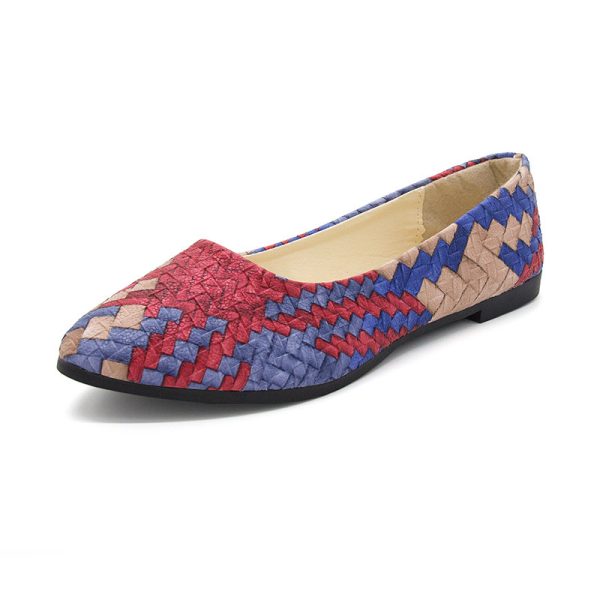 Fargerike flate slip-on pumps - Bilde 8