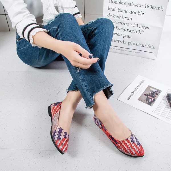 Fargerike flate slip-on pumps - Bilde 7