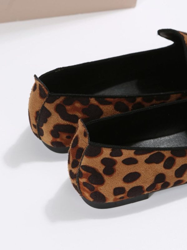 Stilige og lett pumps med leopardtrykk for kvinner - Bilde 5